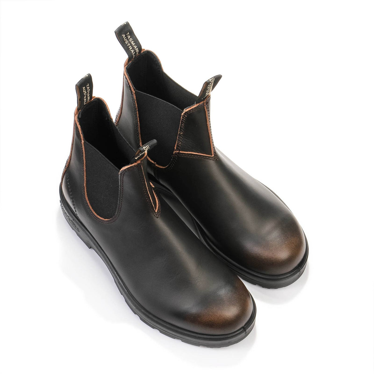 #2440 Elastic Side Boot vintage brown