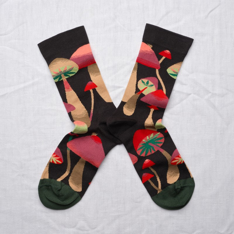 Champignons faux noir Socks CU801 Bonne Maison