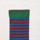 Cobalt Striped Socks CO601