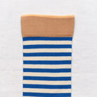 Cobalt Striped Socks CO601