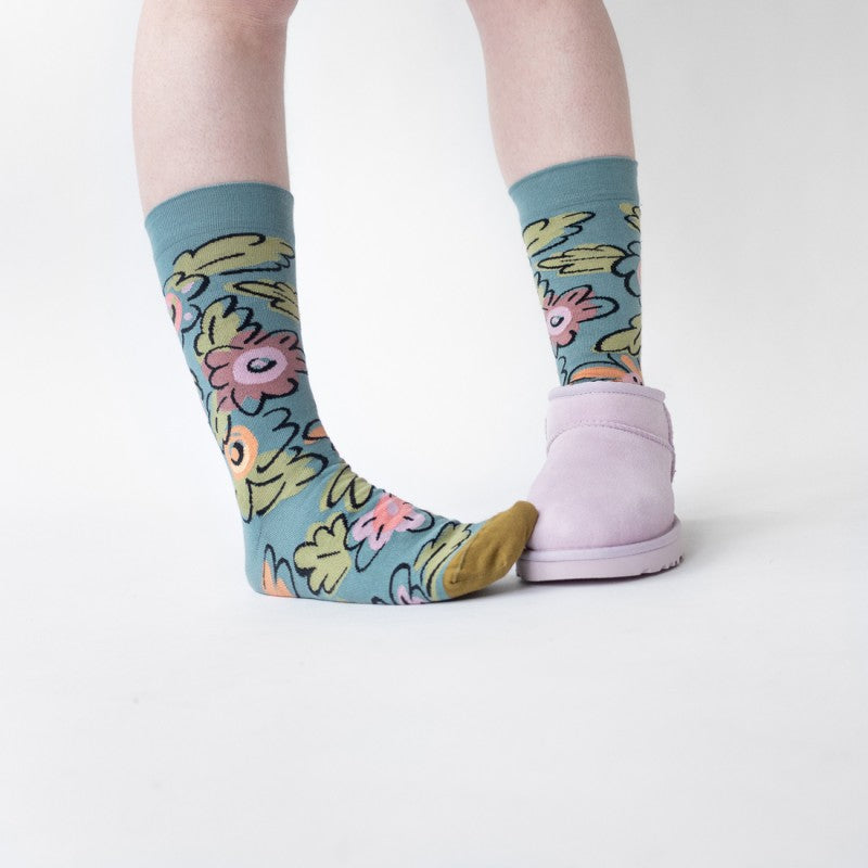 Fleur Arctique Socks AB801