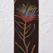 Fleur marron-foncé Knee Socks BO901 Bonne Maison
