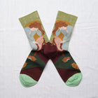Moss Green Nap Socks DC401