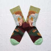 Moss Green Nap Socks DC401