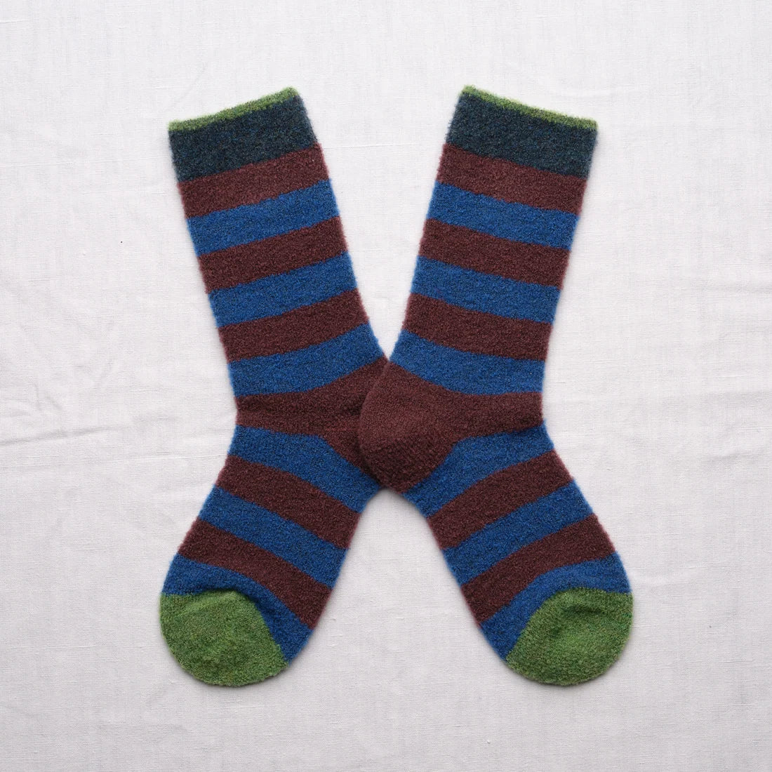 Mousse Indigo Striped Socks BCL206