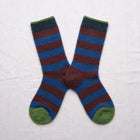 Mousse Indigo Striped Socks BCL206