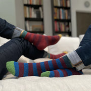 Mousse Indigo Striped Socks BCL206