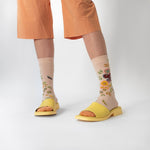 Pensée Rose Bouton Socks LP701