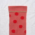 Pois rouge fané Socks CU601 Bonne Maison