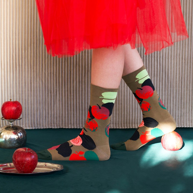 Pomme taupe Socks CU201 Bonne Maison