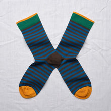 Rayures terre d'Ombre Socks BR301 Bonne Maison