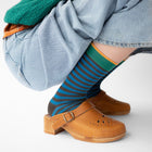 Rayures terre d'Ombre Socks BR301 Bonne Maison