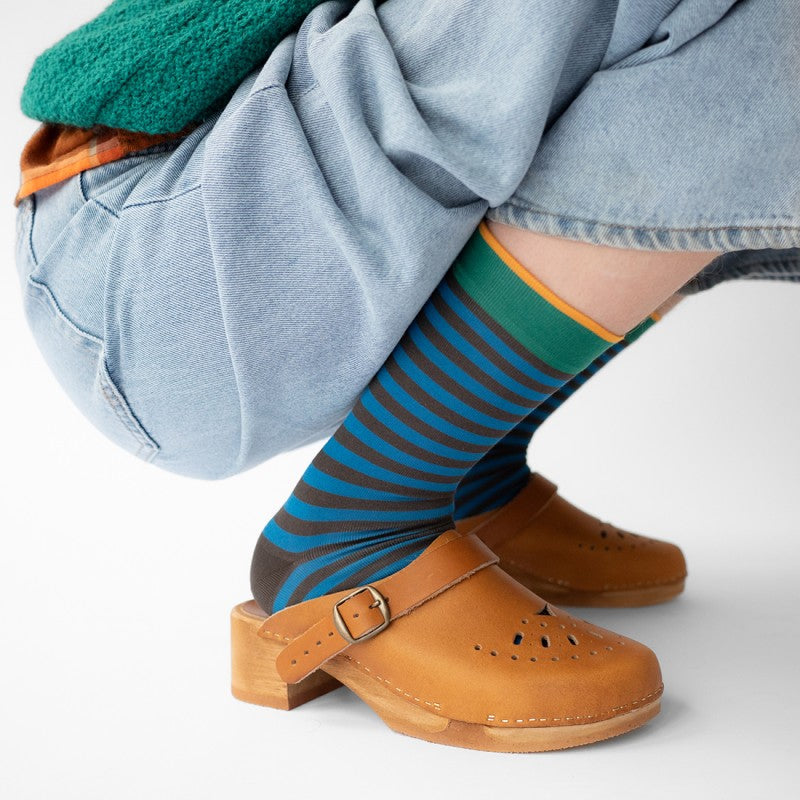 Rayures terre d'Ombre Socks BR301 Bonne Maison