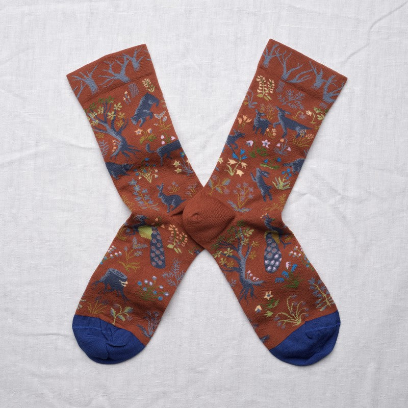 Sépia sous-bois Socks BO401 Bonne Maison