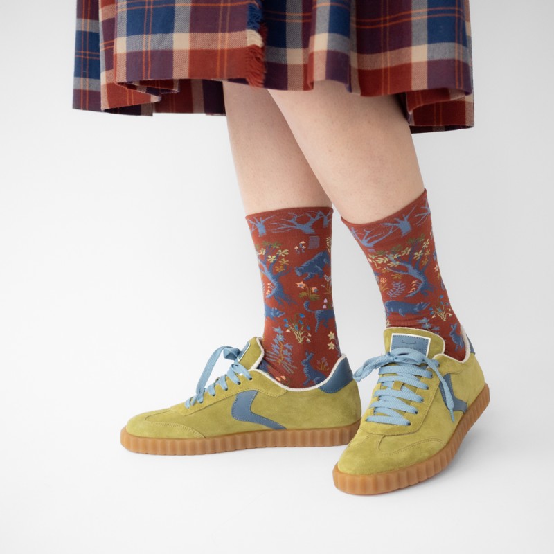 Sépia sous-bois Socks BO401 Bonne Maison
