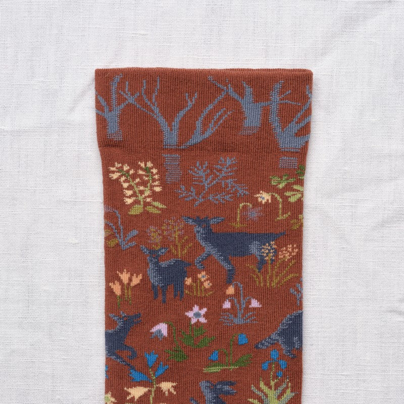 Sépia sous-bois Socks BO401 Bonne Maison