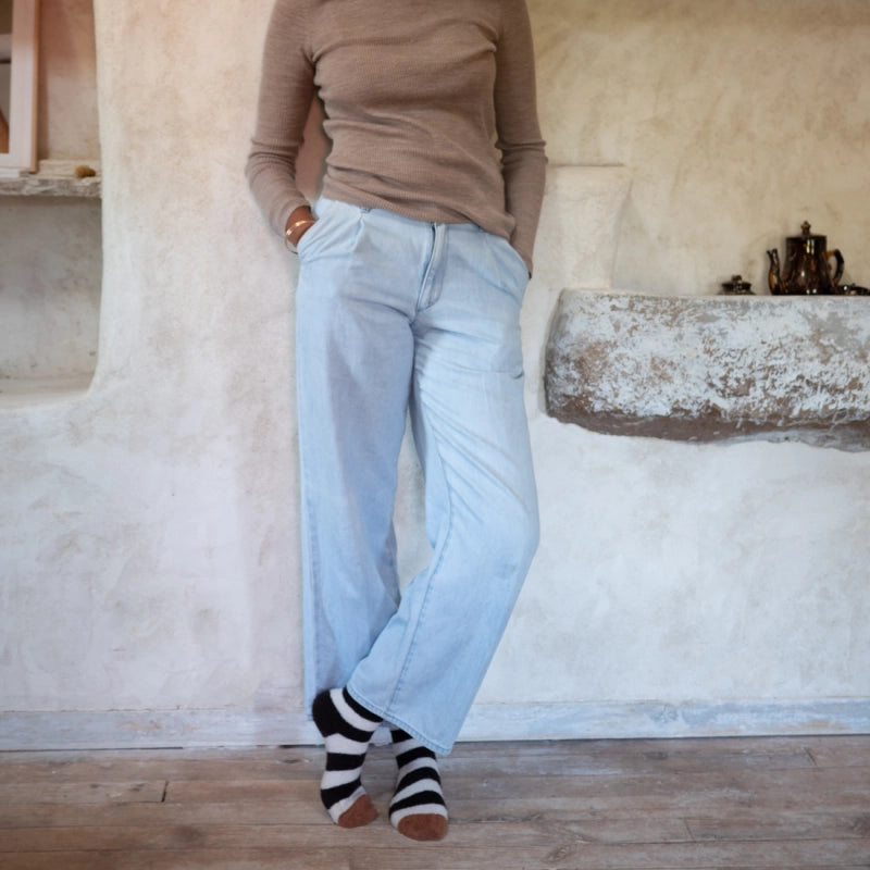 Wool Socks carreaux BCL401 Bonne Maison