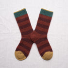 Mousse Rust Striped Socks BCL204