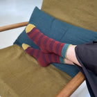 Mousse Rust Striped Socks BCL204