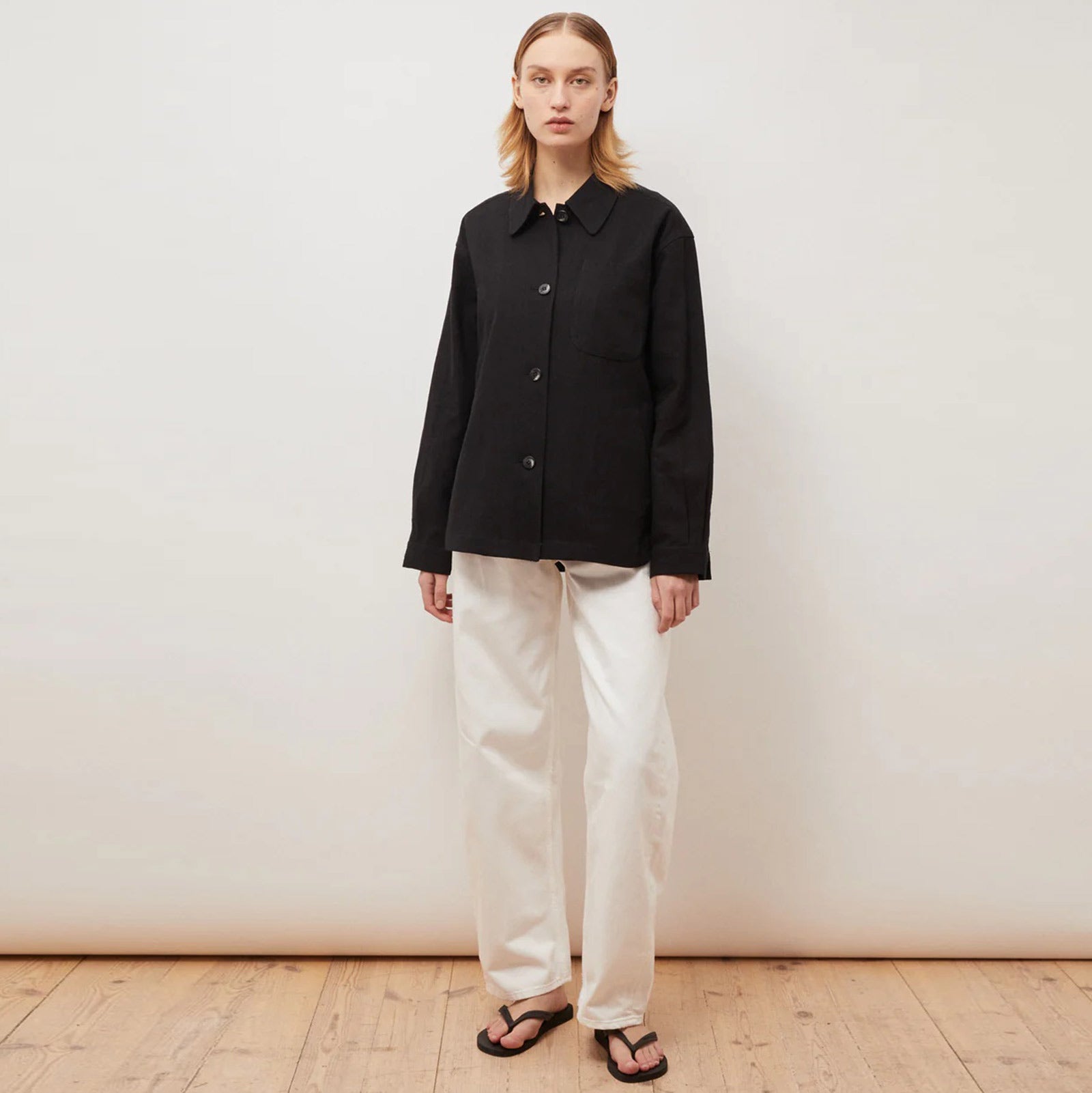 Ally Linen Shirt black