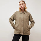 Ally Linen Shirt light moss