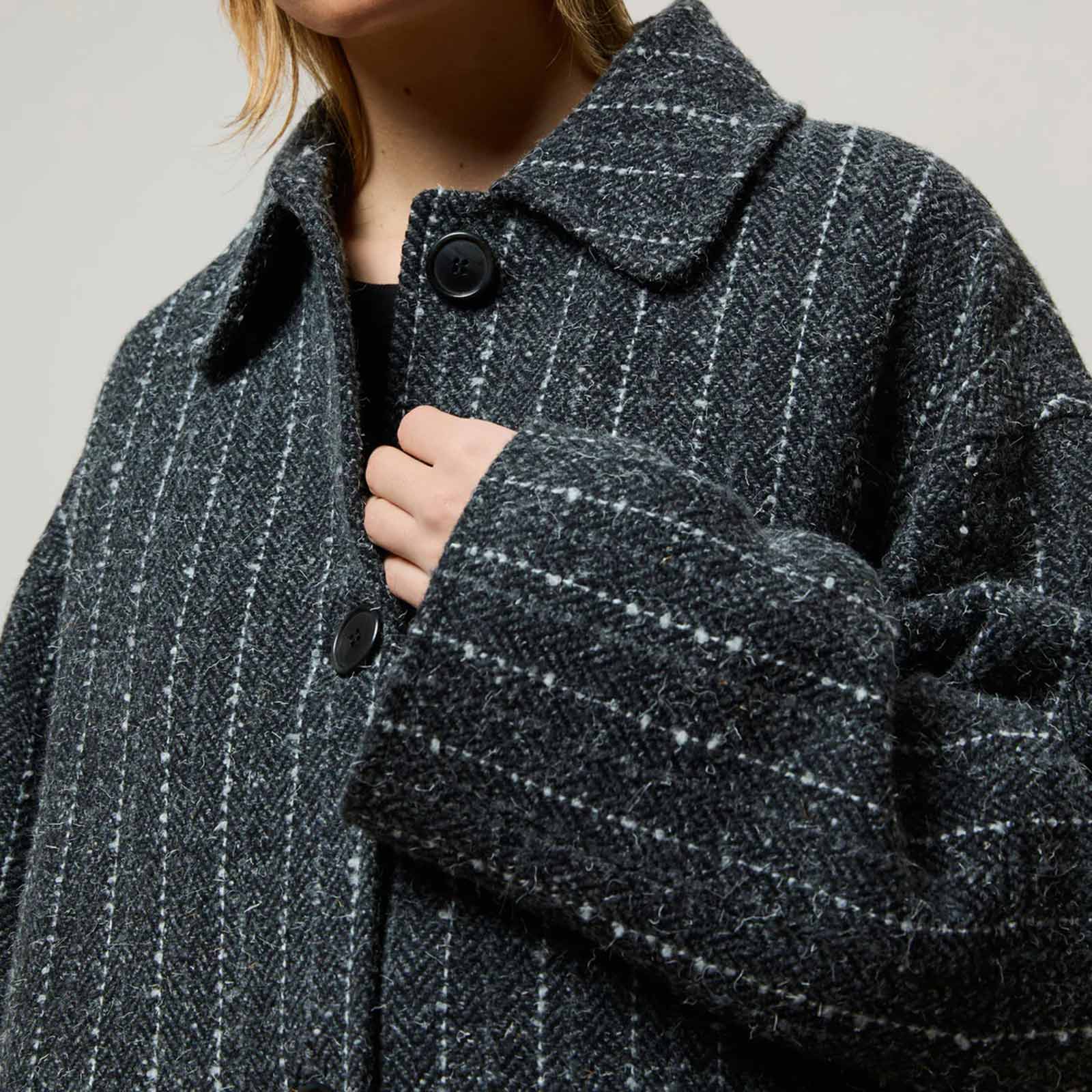 Edie Jacket pinstripe