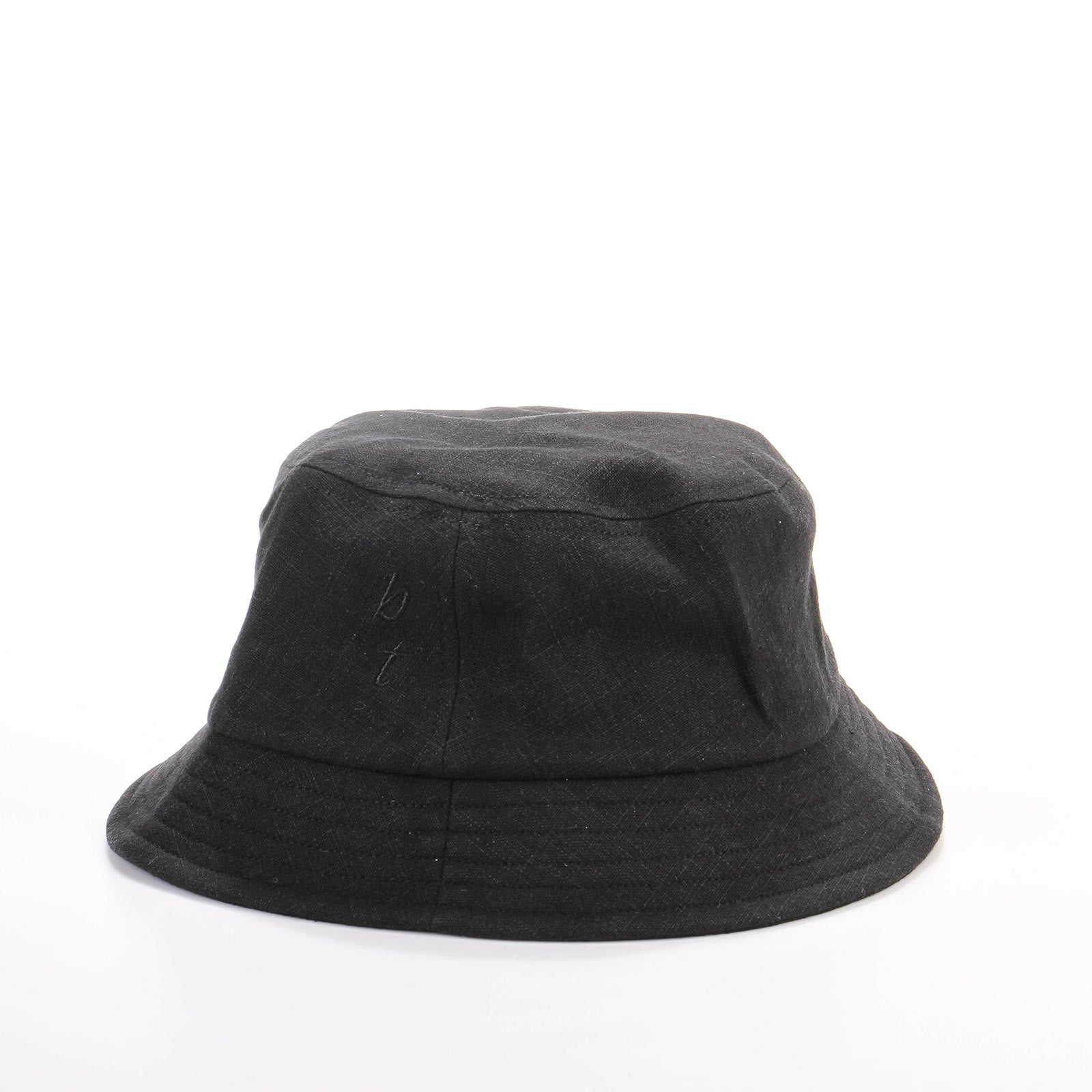 Shoom Linen Bucket Hat black