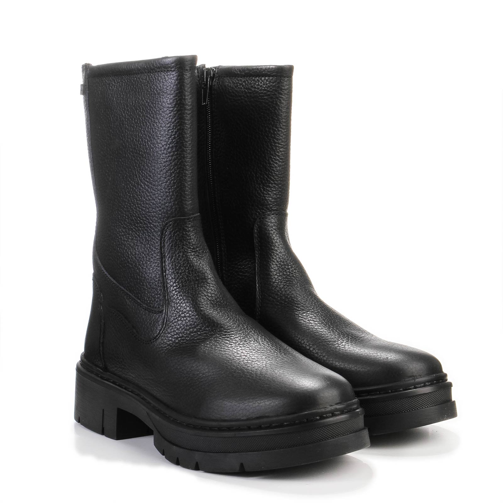 Yasmin Zipper Mid Boots black