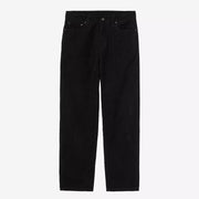 Aaron Cord Pant black rinsed