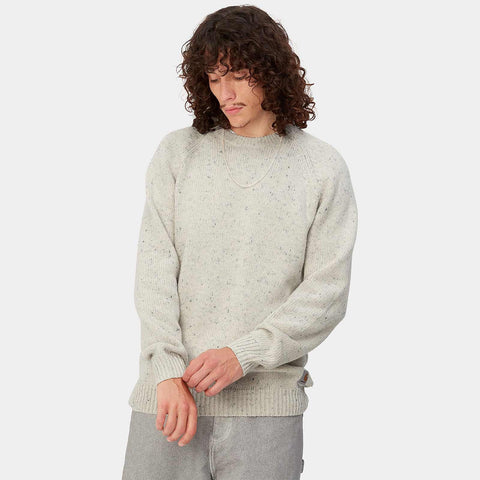 Anglistic Sweater speckeled salt