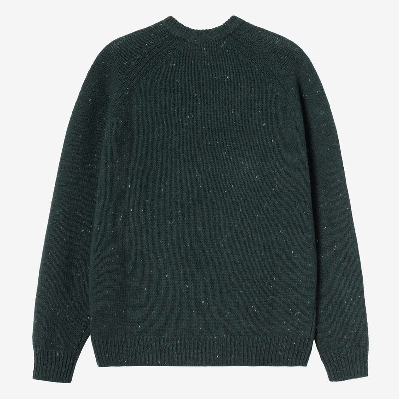 Anglistic Sweater speckled deep lagoon Carhartt WIP
