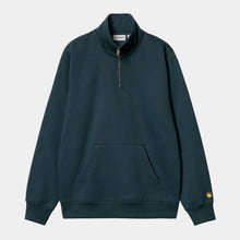 Chase Neck Zip Sweatshirt duck blue/gold