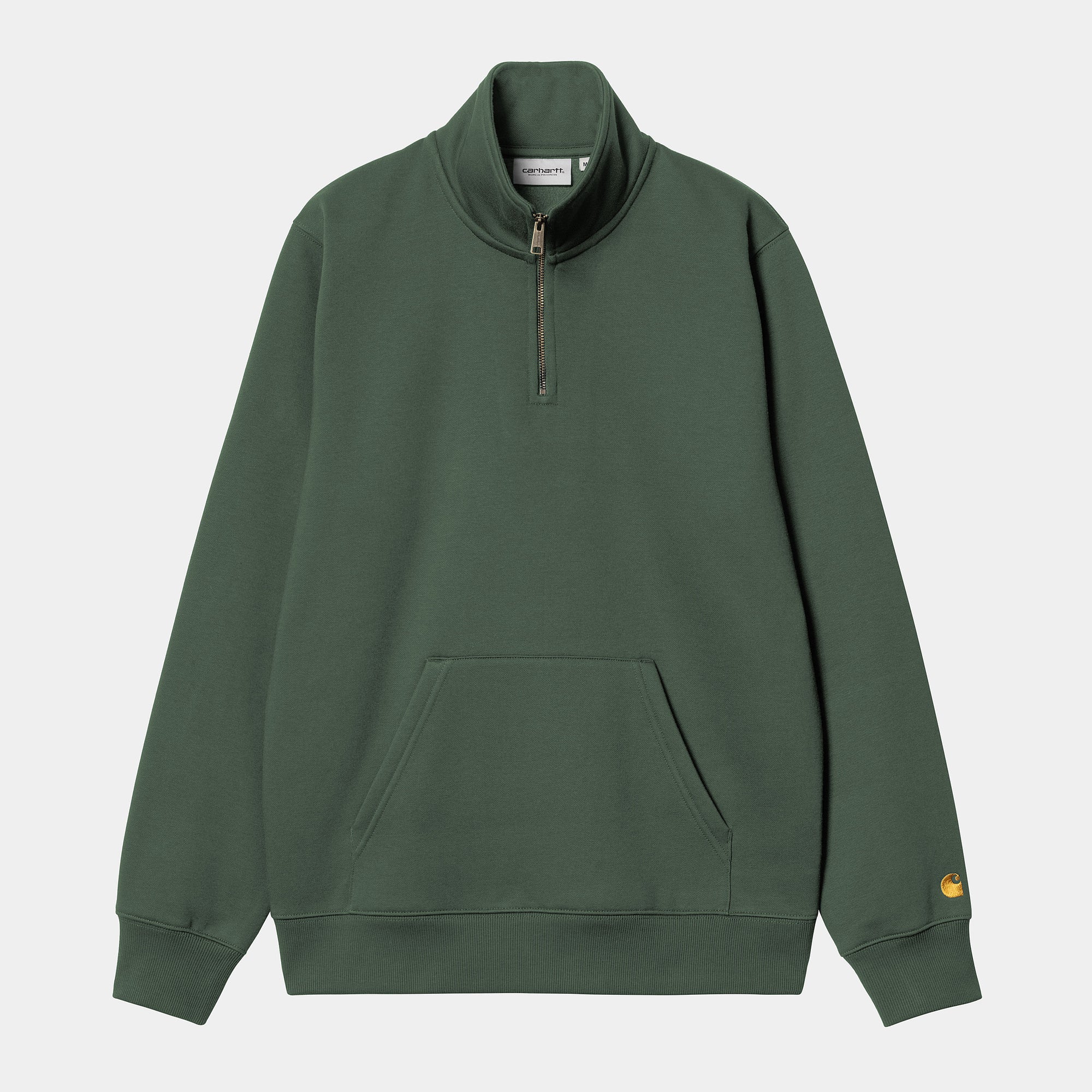 Chase Neck Zip Sweatshirt sycamore tree/gold