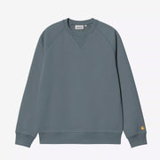 Chase Sweat cozy blue/gold Carhartt WIP
