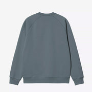 Chase Sweat cozy blue/gold Carhartt WIP