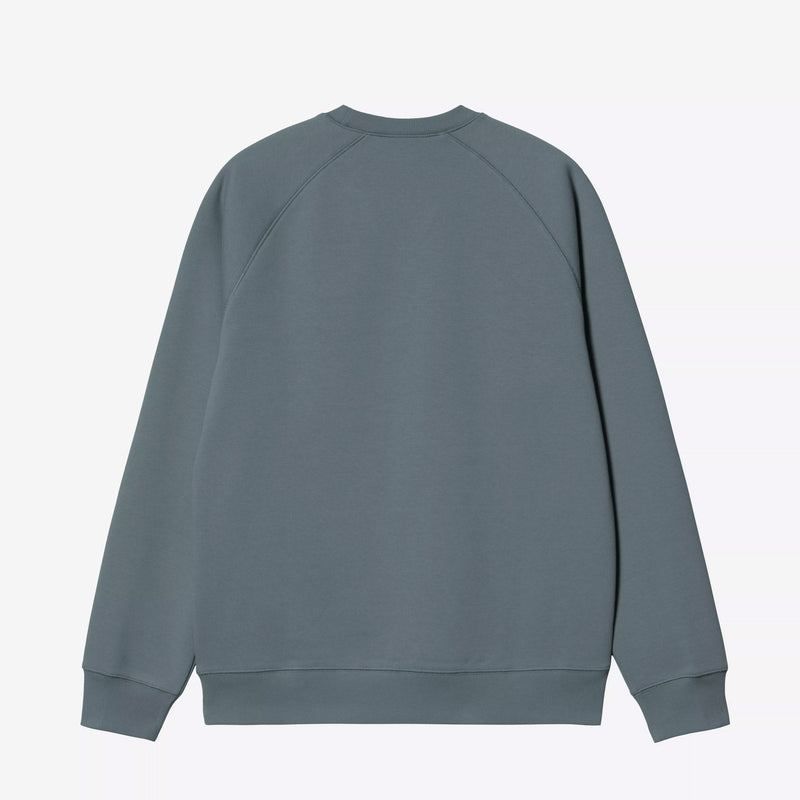 Chase Sweat cozy blue/gold Carhartt WIP