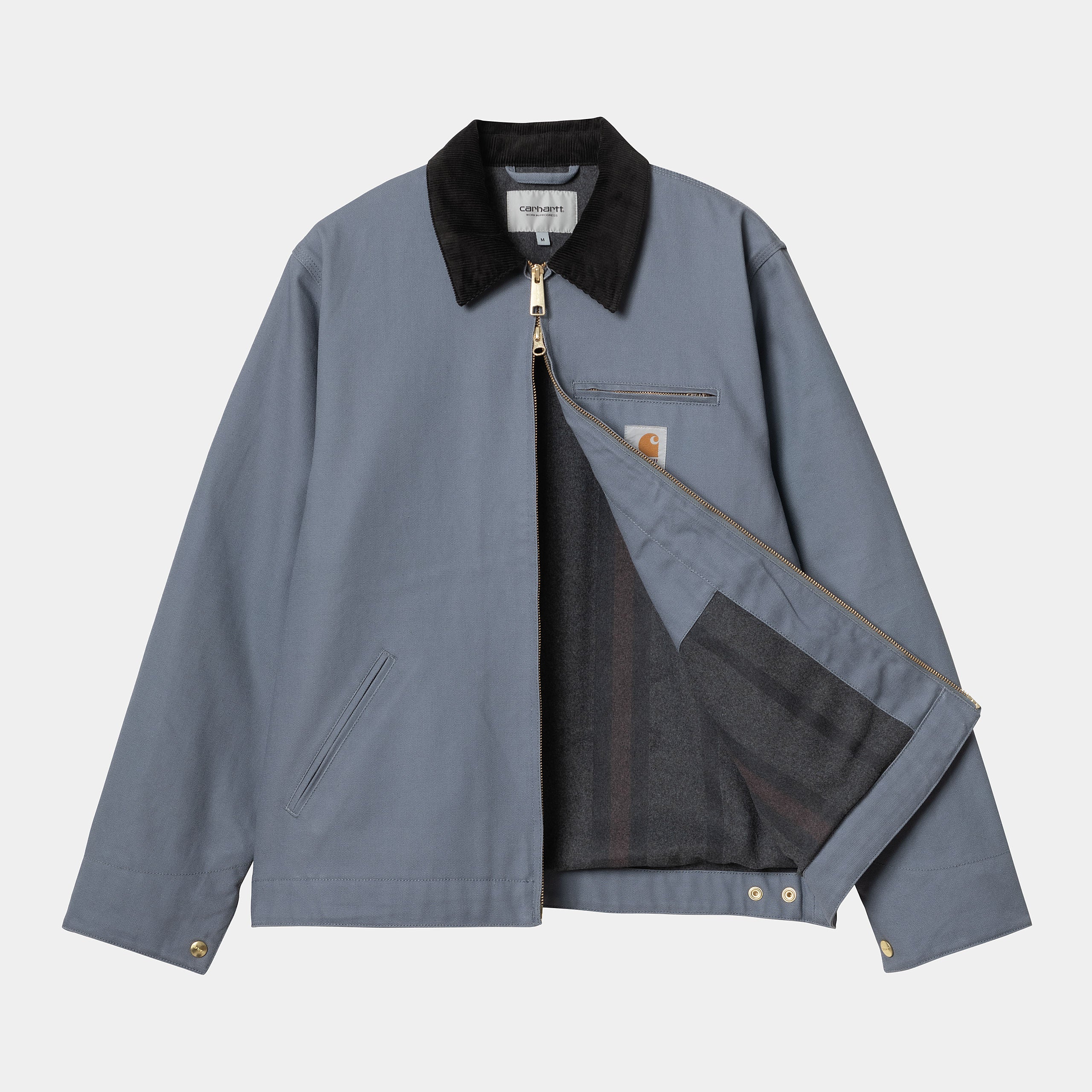 Detroit Jacket dove grey/black rigid