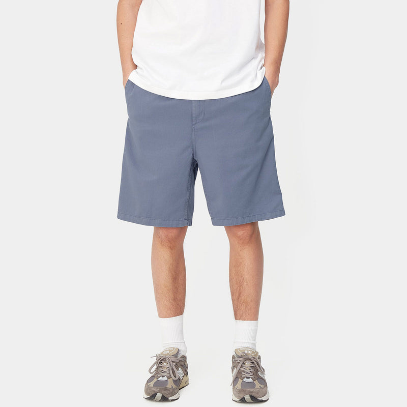 Flint Short bay blue garment dyed