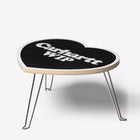 Heart Folding Table black/white Carhartt WIP