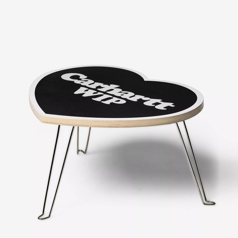 Heart Folding Table black/white Carhartt WIP
