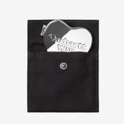 Heart Pocket Mirror silver