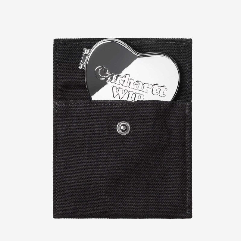 Heart Pocket Mirror silver