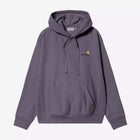 Hooded American Script Sweatshirt shady purple Carhartt WIP