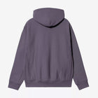 Hooded American Script Sweatshirt shady purple Carhartt WIP
