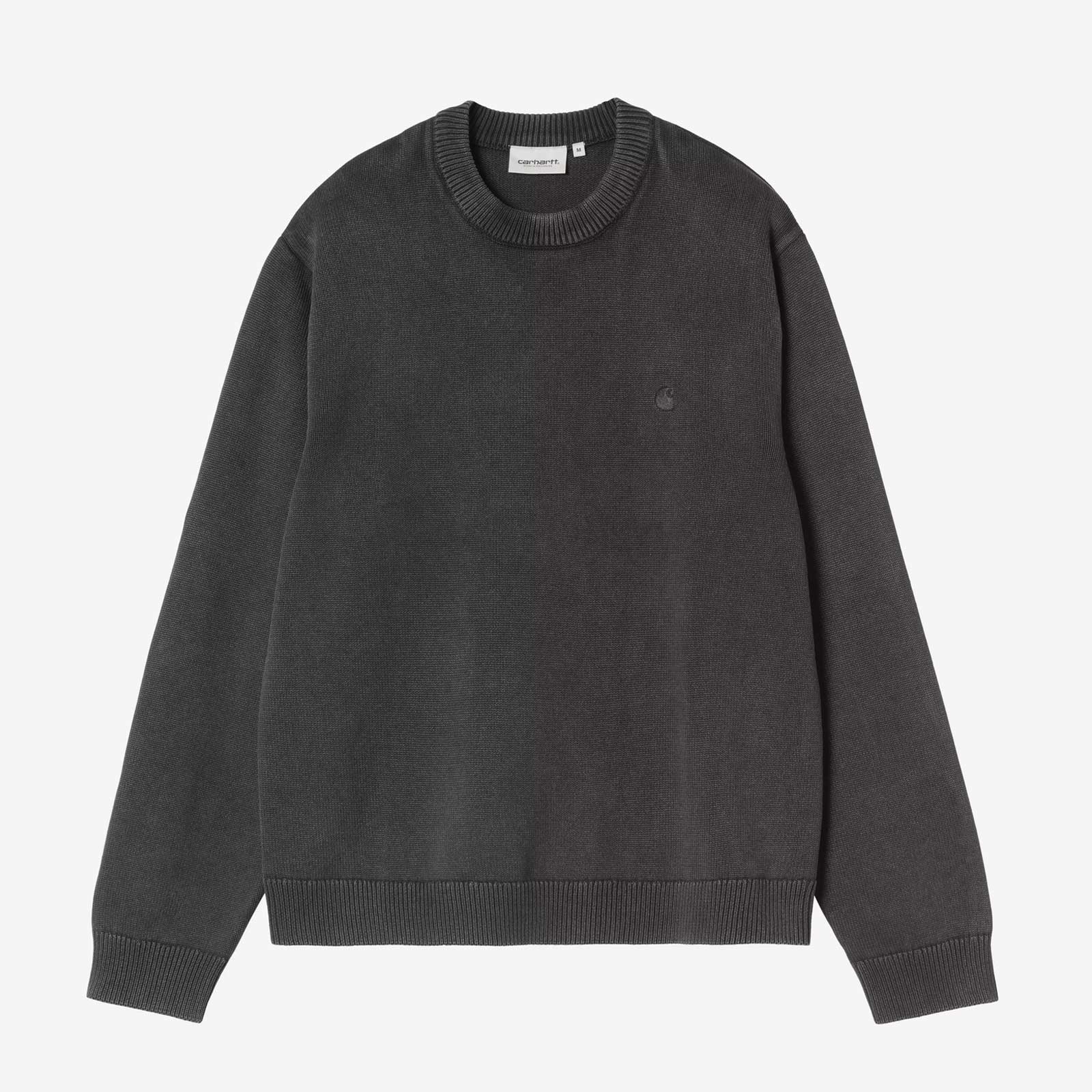 Kori Sweater black garment dyed