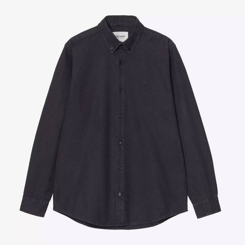 L/S Bolton Shirt air dark navy Carhartt WIP