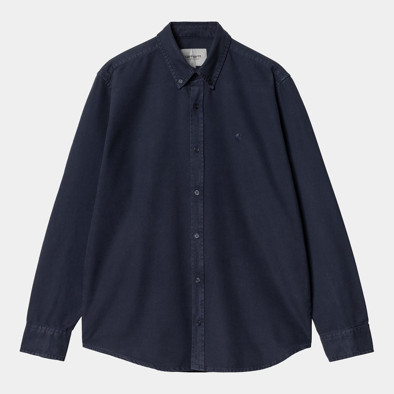 L/S Bolton Shirt air force blue