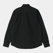 L/S Bolton Shirt black (garment dyed)