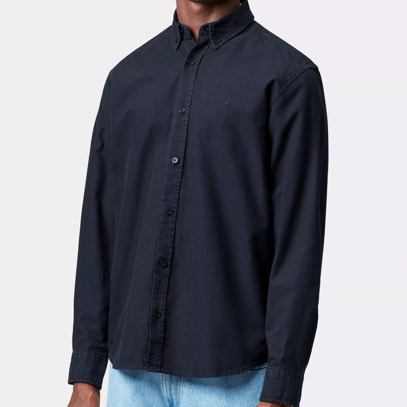 L/S Bolton Shirt dark navy Carhartt WIP