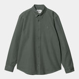 L/S Bolton Shirt jura (garment dyed)